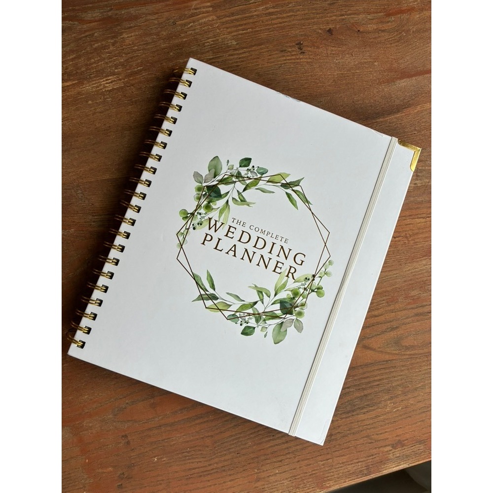 Your Perfect Day The Complete Wedding Planner Botanical Greenery Spiral Journal
